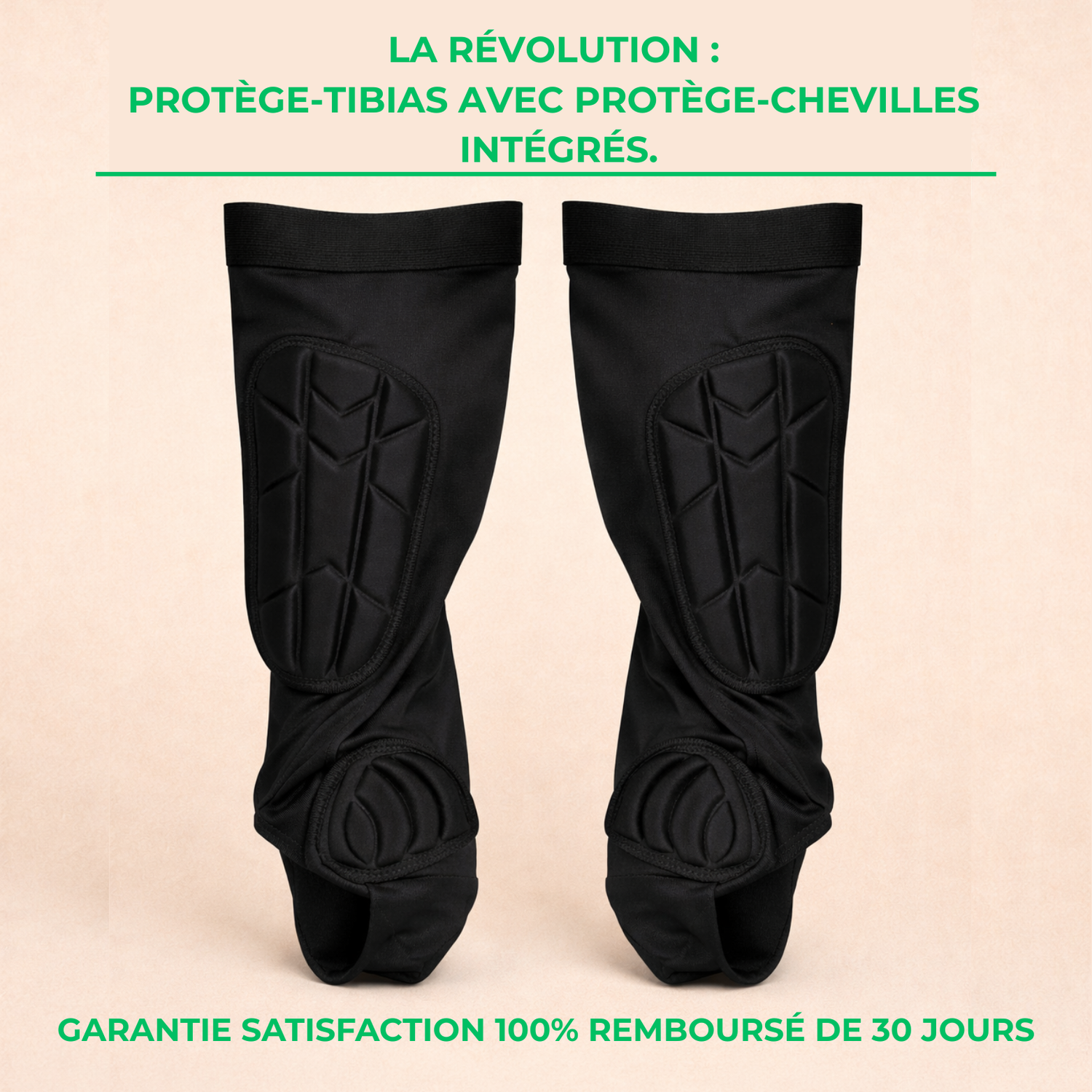 Protège Complete™ – Protège-tibias avec protection de cheville intégrée